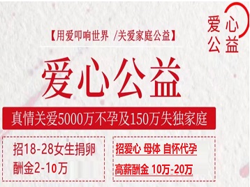 埇桥捐卵助孕生子 爱心志愿者招募